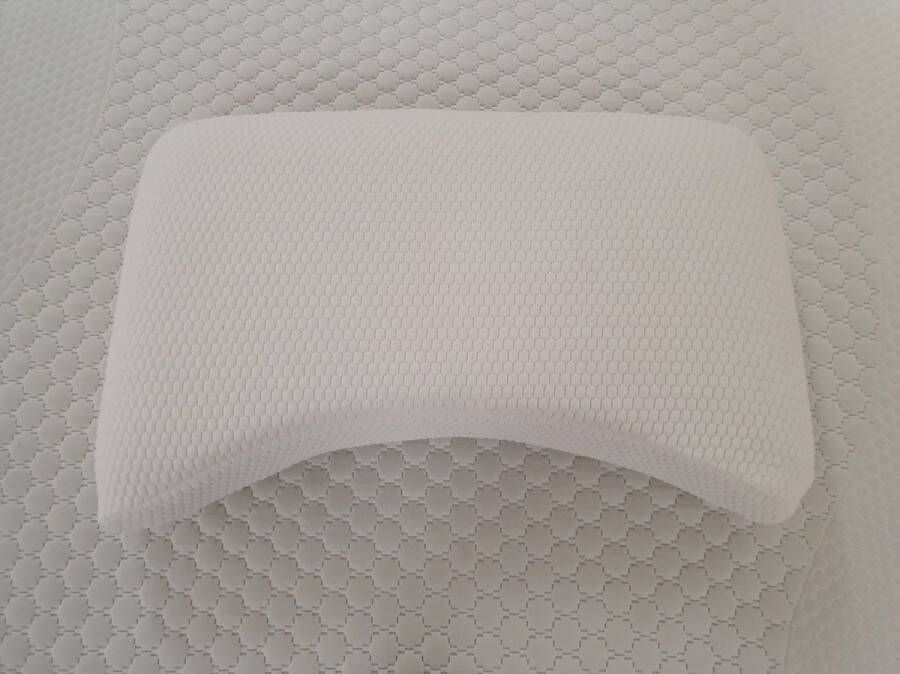 Luna Pillow Verweijen Luna Pillow 11 Medium Hoofdkussen 60x40 Traagschuim Hoofdkussen nekklachten zij- buik en rug slapers Orthopedisch & ergonomisch Slaapkussen Maan-vorm