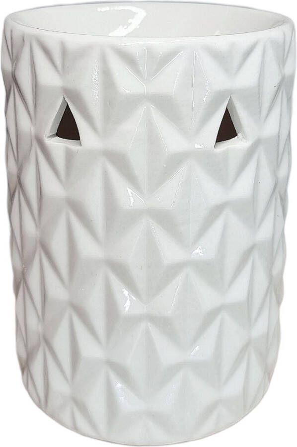 Luna Sky Candles Geurbrander Aromabrander Waxmelt brander Geo Wit