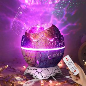 Lunastic Dino Egg Galaxy Projector Sterrenhemel Projector met Bluetooth en Afstandsbediening