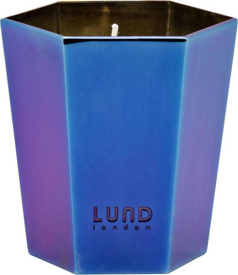 Lund London kaars in pot oil slick cedar wood