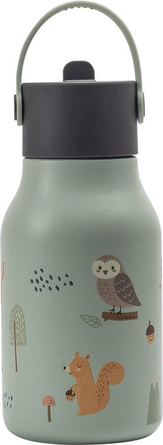 Lund London Little Lund Drinkfles Waterfles 400 ML Mintgroen