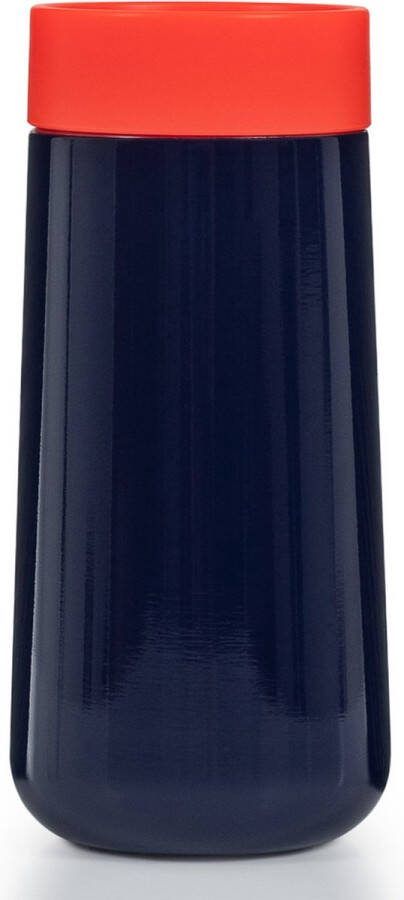 Lund London Travel Mug Thermosbeker 240 ml RVS Navy