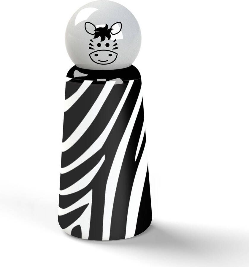Lund Skittle Drinking Bottle Double Walled 300 ml Zebra