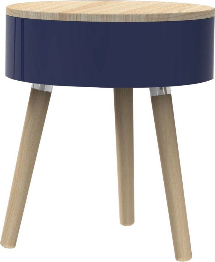 Lund Skittle tafel 34 cm diameter x 52 cm hoog Indigo
