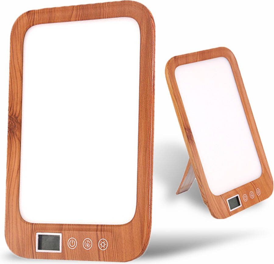 LUNIXY Premium Daglichtlamp Bureaulamp 10000 LUX Timer Zonsondergang Modus 3 kleuren UV-vrij Lichttherapie