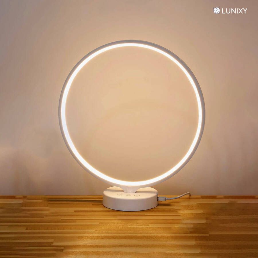 LUNIXY Premium Daglichtlamp Bureaulamp 10000 LUX Timer Zonsondergang Modus 3 kleuren UV-vrij Lichttherapie