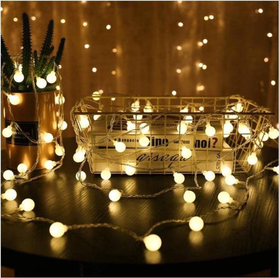 Lupine LED Slinger Lichtjes 5 Meter 50 Kleine Lampjes Warm wit Incl Batterijen