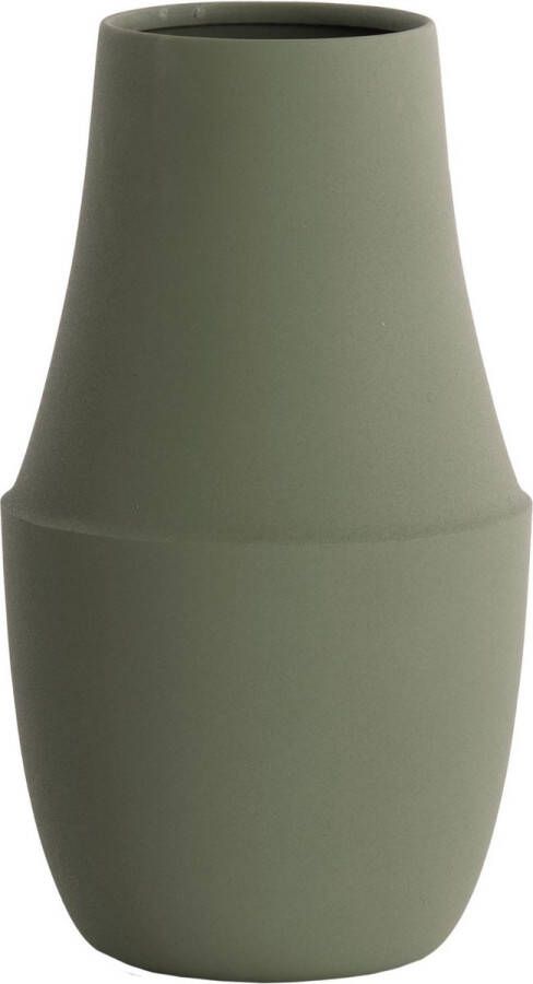 Luqaza Vaas Alen Groen 20x20x36.5cm Modern