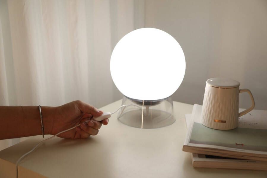 LUTEC Connect GLOBE Draagbare smart verlichting in volledige bolvorm Glas