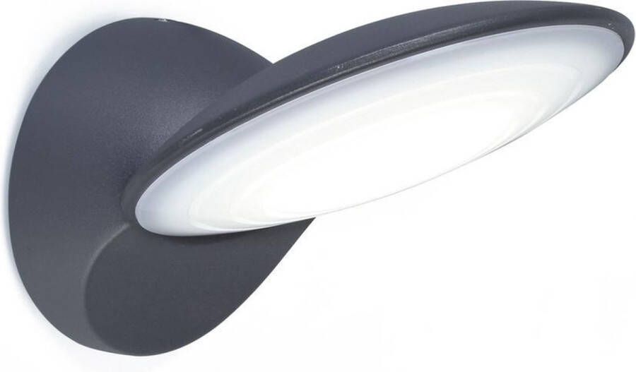 LUTEC Tona Buitenverlichting LED Wandlamp Donkergrijs