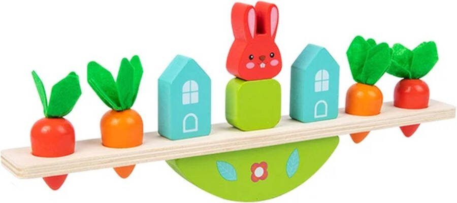 LuukyBB Balans Blokken Konijn Stenen Peuters Speelgoed Kind Plank Montessori Educatief Balansbord Balansspel Balansspeelgoed Balansstenen