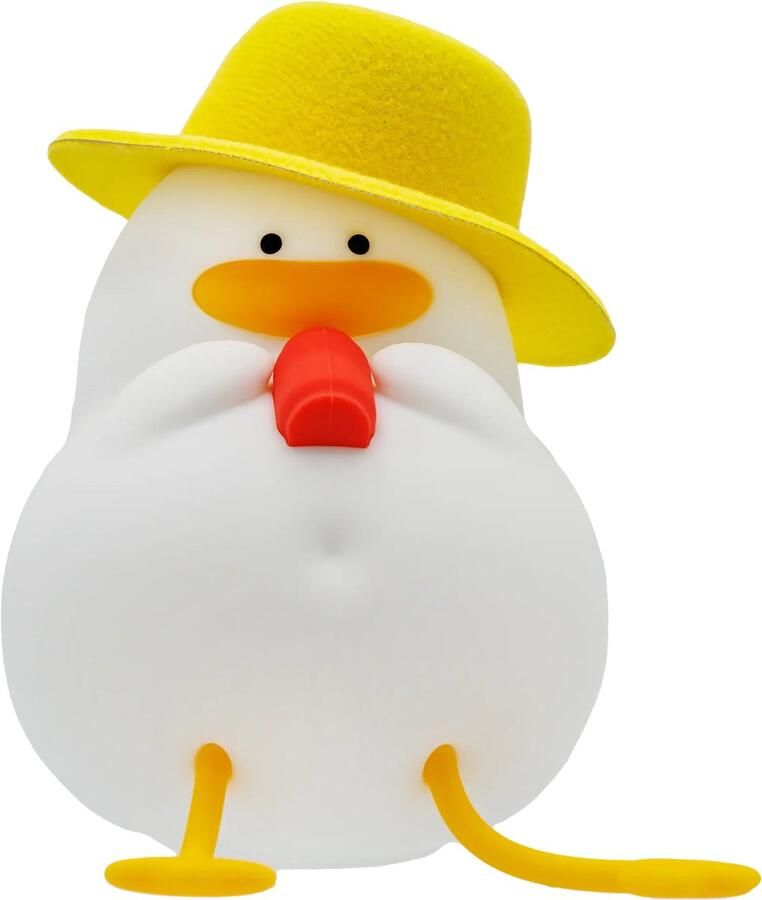 Luvy Happy Eend – Nachtlamp – Verlichting – Multicolor – Oplaadbaar – Met touch bediening en afstandsbediening – Kinderen