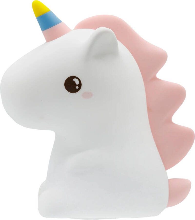 Luvy Unicorn – Nachtlamp – Verlichting – Multicolor – Oplaadbaar – Met touch bediening en afstandsbediening – Kinderen