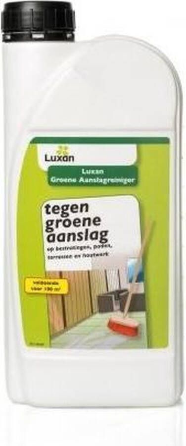 Luxan Groene Aanslagreiniger Concentraat Algen- Mosbestrijding 100 m2 1 l