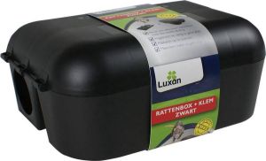 Luxan Rattenbox Met Klem Ongediertebestrijding Zwart