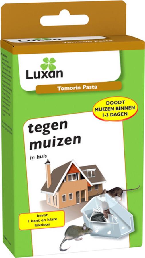 Luxan tegen muizen Tomorin Pasta Muizengif doos 1 stuk