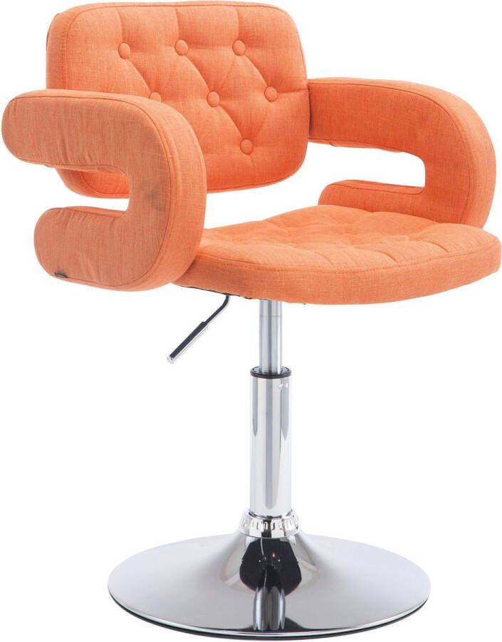 Luxe Comfort barkruk Comfortabel Stijlvol Optimaal Comfort Verstelbaar Oranje