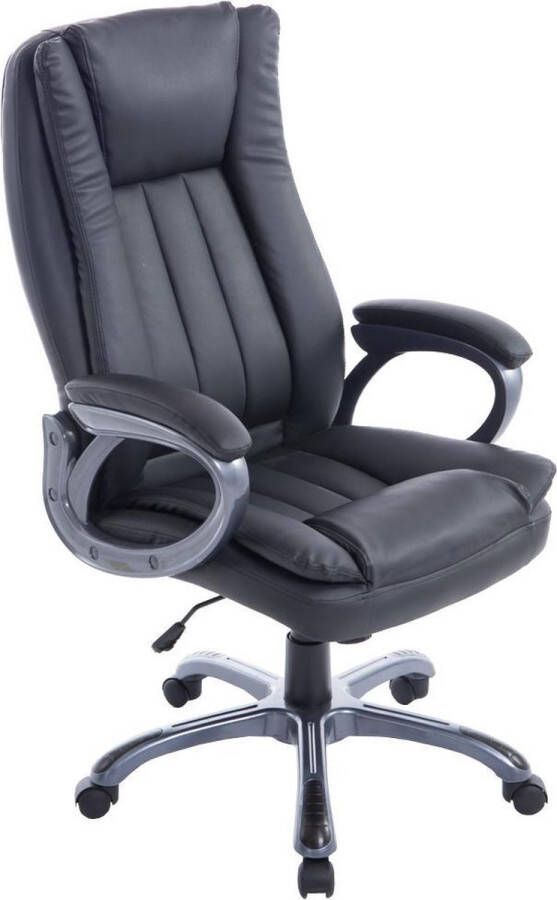Luxe Comfort Bureaustoel Bureaustoelen voor volwassenen Hoofdkussen In hoogte verstelbaar Kunstleer Rood 65x73x124 cm