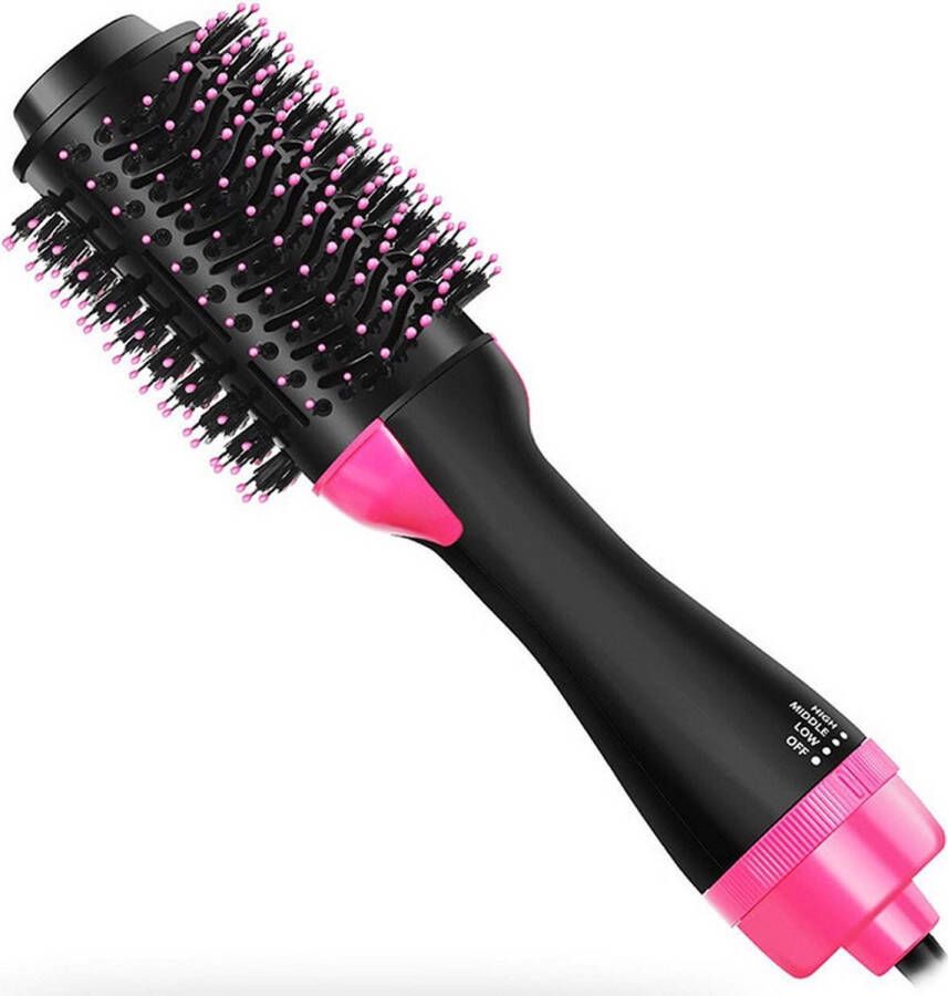 LuxeBass Föhnborstel en Haardroger Magic Hair Hot Air Brush Blower geschikt voor lang haar Föhnen Stijlen Krullen Heteluchtborstel Stylingborstel