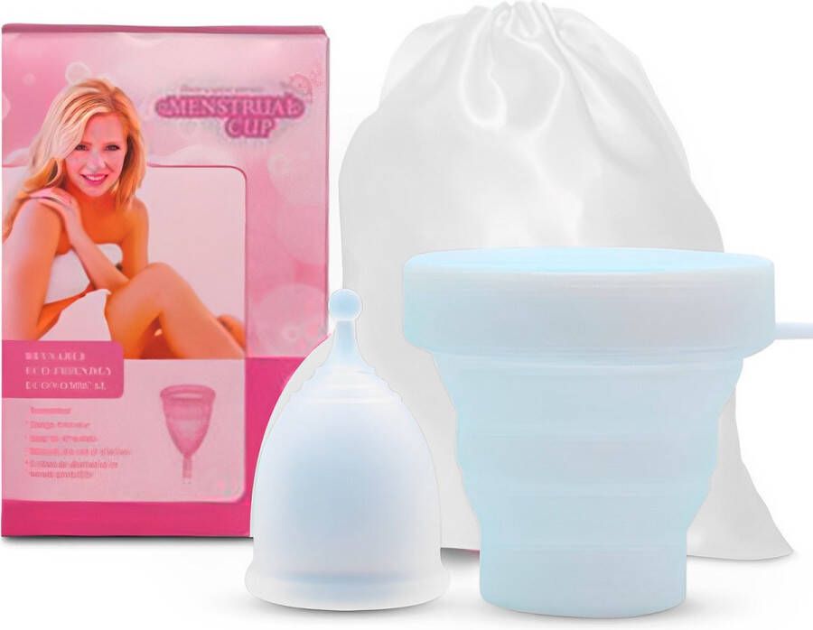 Luxegoed Menstruatiedisc Menstruatiecup Sterilisator Menstruatiecups Large Wit