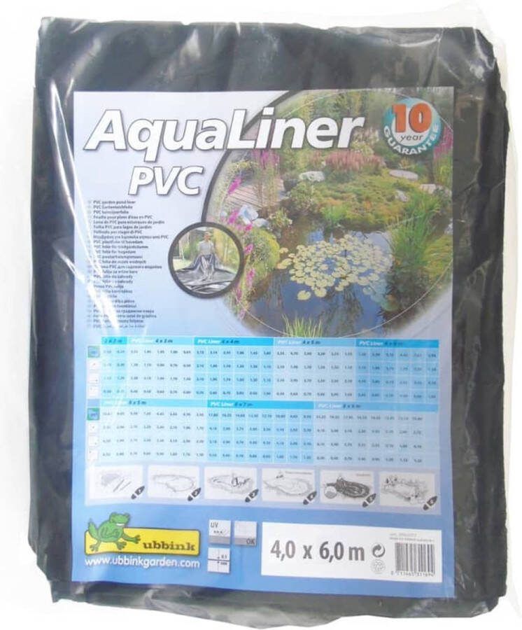 LuxeLivin' Ubbink Vijverfolie AquaLiner 6x4 m PVC 1 mm