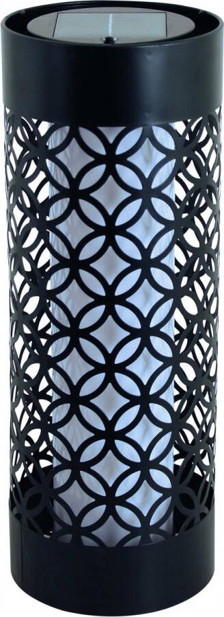LuxForm Tuinornament Cumbia Solar 17 X 46 5 Cm Staal Zwart