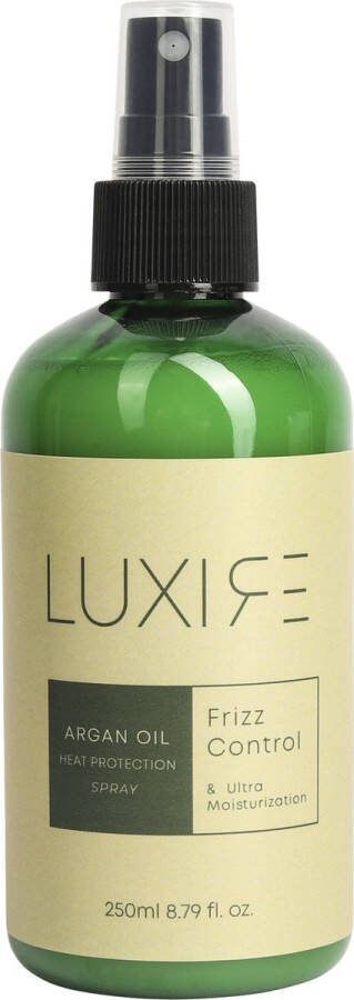 Luxire || Heat Protection Spray || Hittebeschermingsspray met Argan Olie || Anti-Frizz || 250ml