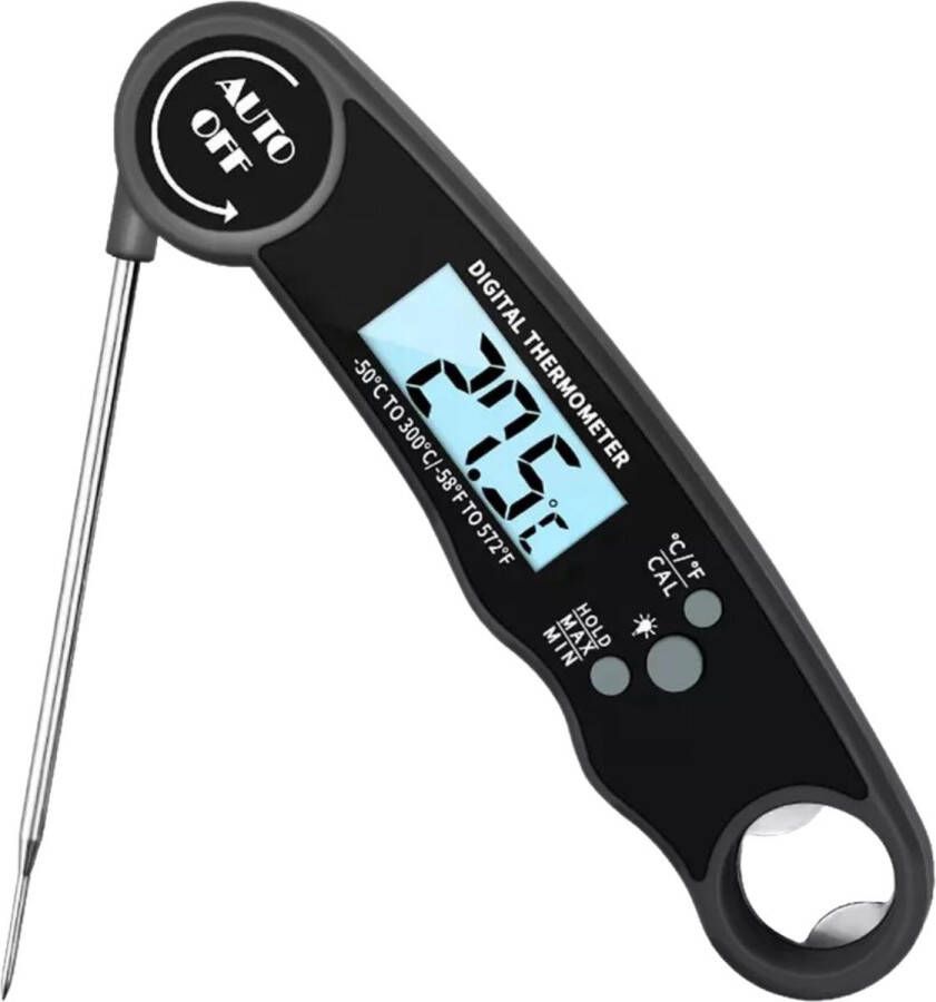 Luxurybox digitale keuken thermometer vleesthermometer kookthermometer bbq thermometer + Flessenopener