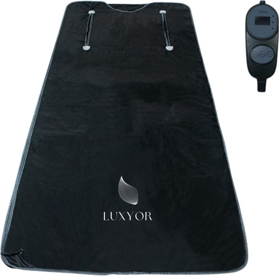 Luxyor Saunadeken Infrarood deken Afstandsbediening Infraroodtherapie Fibromyalgie Sauna