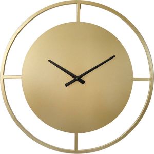 LW collection Wandklok goud 80cm Grote industriële gouden wandklok Moderne wandklok Stil uurwerk