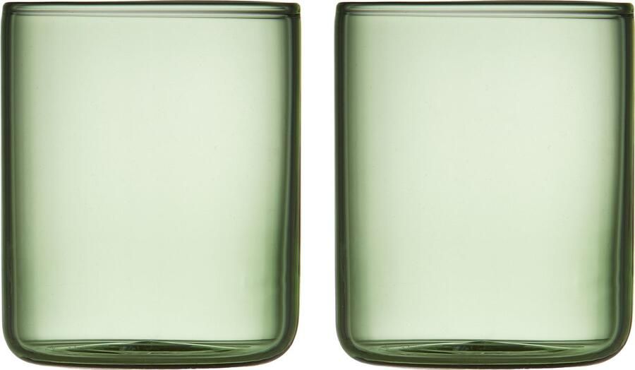 Lyngby Glas Torino Shotglas 6 cl 2 st. Groen