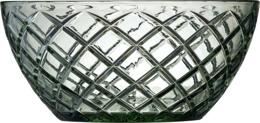 Lyngby Glas Sorrento Saladekom Dia 24 cm Groen
