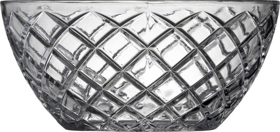 Lyngby Glas Sorrento Saladekom Dia 24 cm Helder