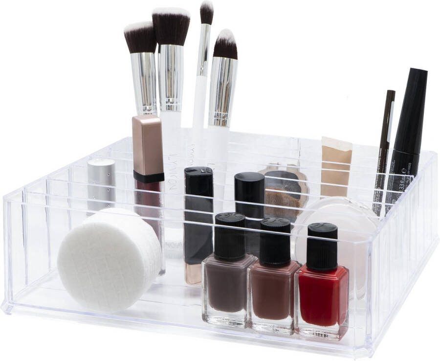 LYVION Make-up organizer Beautycase Make up opbergdoos Cosmetica Make up koffer Transparant