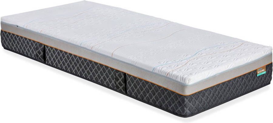 M line Iconic Hero 6 matras 160x200 matras Talalay latex Koudschuim Contour Support 7 comfortzones Firm matras Anti allergeen Anti huisstofmijt 100 dagen omruilgarantie