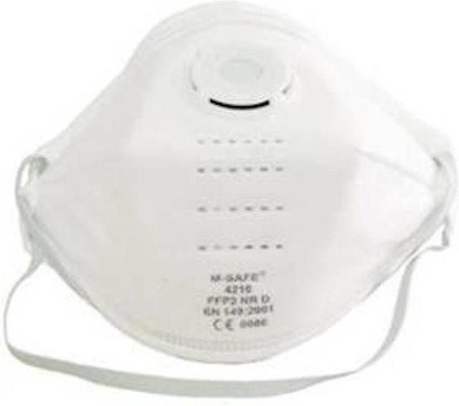 M-Safe 4 Mondmaskers Stofmasker FFP2 NR D Model 4210 Luchtmasker Medisch masker Mondkapje