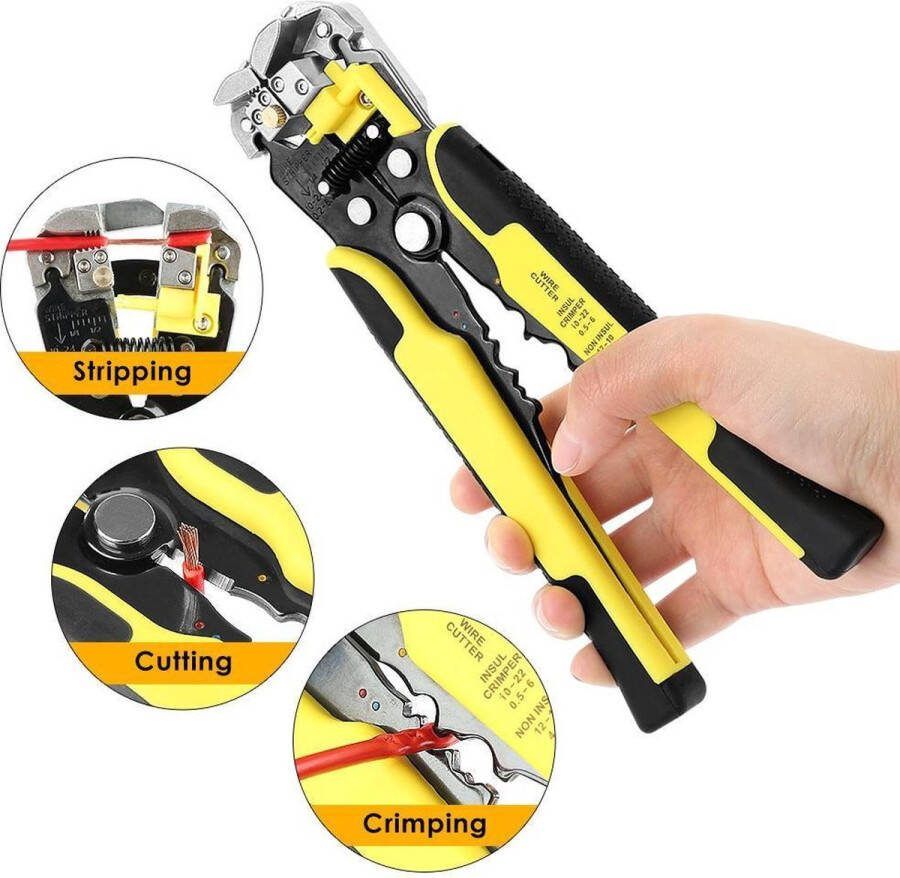 M Tools Automatische Kabelstriptang Kabelstripper Kabel Tang Striptang Kniptang Afstriptang