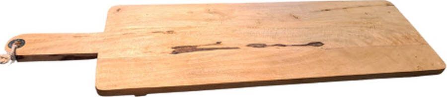 M-wood Woodr Prachtige robuiste Mango hout serveerplank XXL borrelplank decoratie plank 1 meterook leuk om te graveren