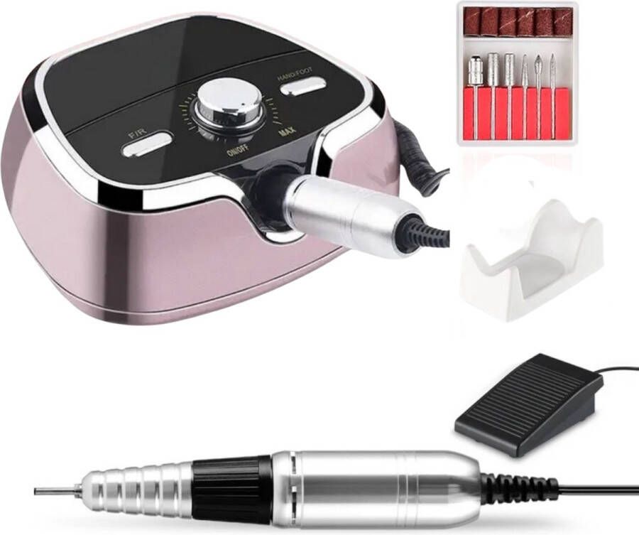 M3 Nail Sander M3 Electrische Nagelvijl Nagelfrees Nail Drill Machine Acrylnagels Gelnagels Manicure Pedicure Handen en Voeten Nagels Nail Drill Machine 35000 RPM -Violet