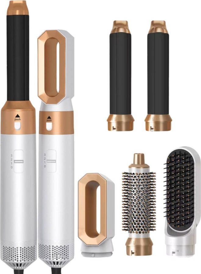 MA Goods Airstyler Krultang 5 in 1 Multistyler Föhnborstel 5 in 1 Styler Stijltang Haardroger met Borstel Multistyler- Easy Styler