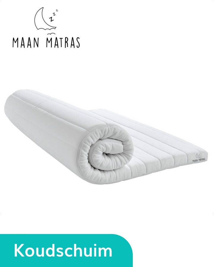 Maan matras Topper 120x200 HR koudschuim 2-Pers Topdekmatras- matrashoes met rits Antibacterieel 4 Seizoenen Hotel kwaliteit 7 CM