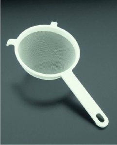 Maarten Mourik Metaltex zeef nylon 14 cm wit