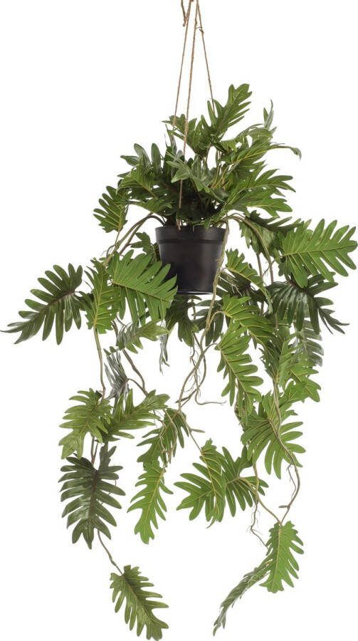 MaatShopXL Kunstplant Philodendron Klimmende Boomliefhebber 80 Cm