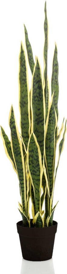 MaatShopXL Kunstplant Sanseveria Trifasciata Vrouwentong 97 Cm