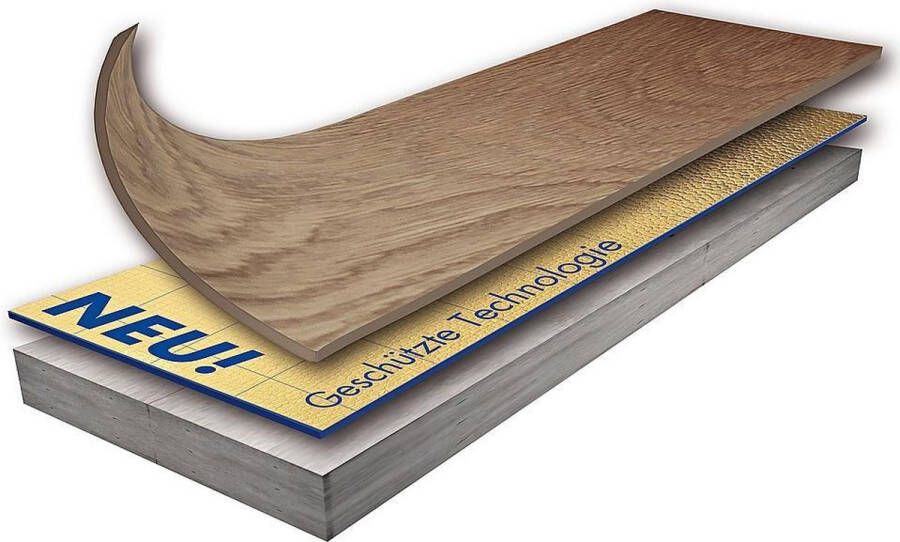 MacLean Ondervloer voor LVT PVC- en Vinylvloeren Selit-Bloc 10 db dikte 1 5mm 10m2 per pak met antislip