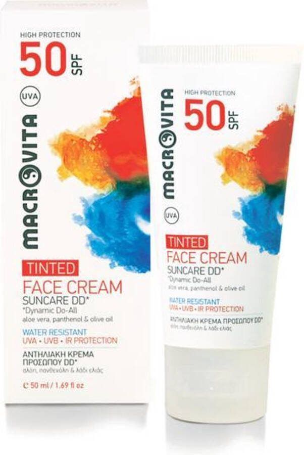 Macrovita DD-Zonnebrand Gezichtscrème SPF50