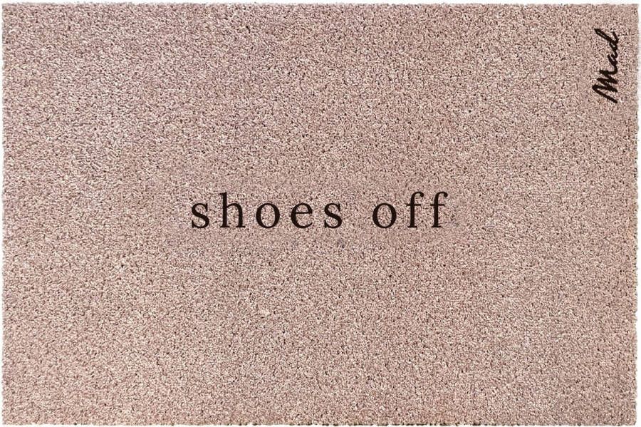 Mad About Mats Anouk deurmat shoes off schoonloop scraper wasbaar 50x75cm