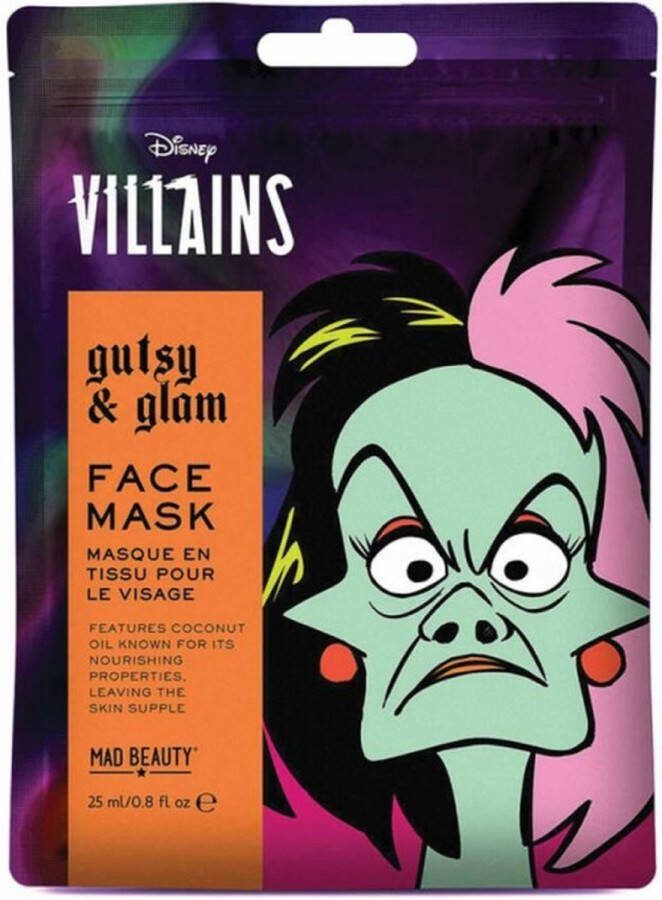 Mad Beauty Gezichtsmasker Disney Villains Cruella (25 ml)