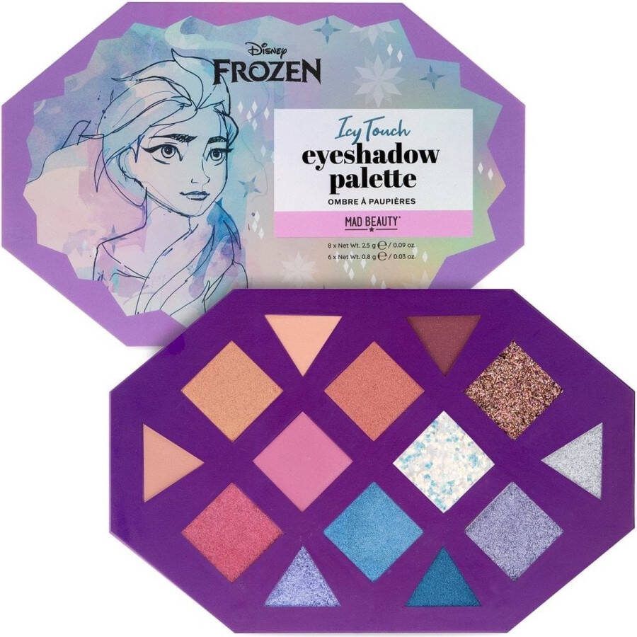 Mad Beauty x Disney Frozen Icy Touch Eyeshadow Palette Oogschaduw