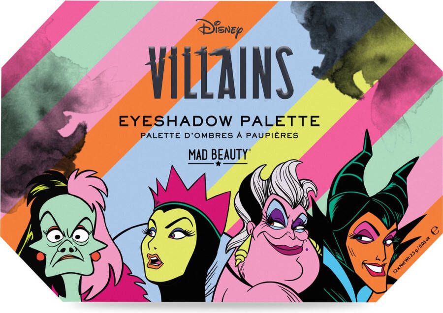Mad Beauty x Disney POP Villains Eye Shadow Palette Oogschaduw Palette